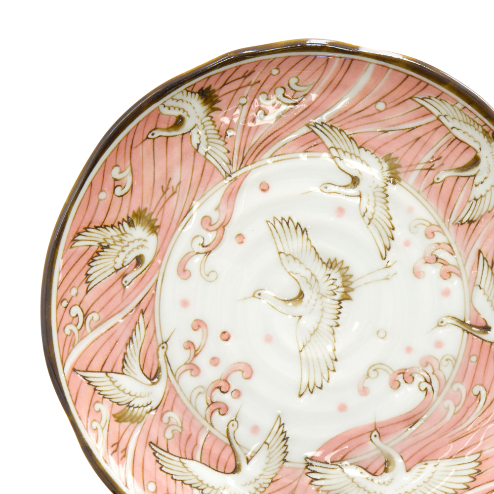 Crane tallerken, Pink - Ø16,5 cm